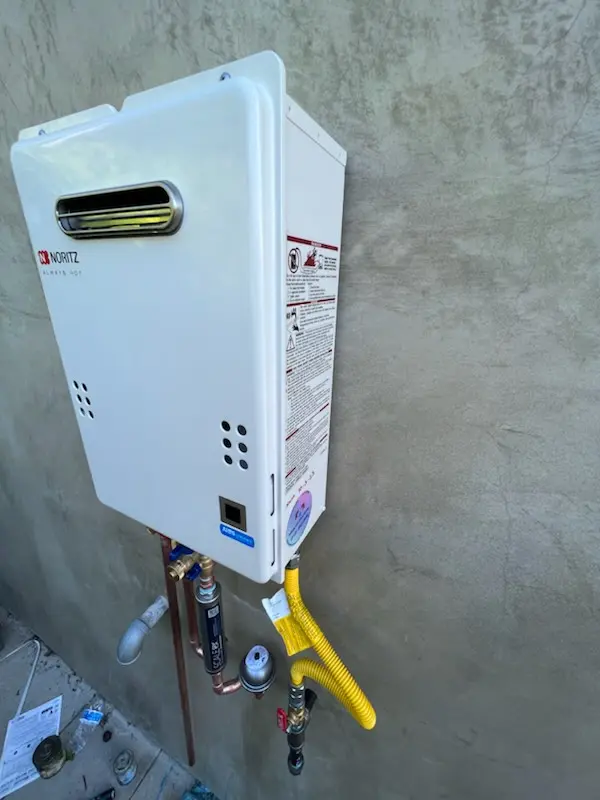 Tankless water heater installation for Innsbrook homes